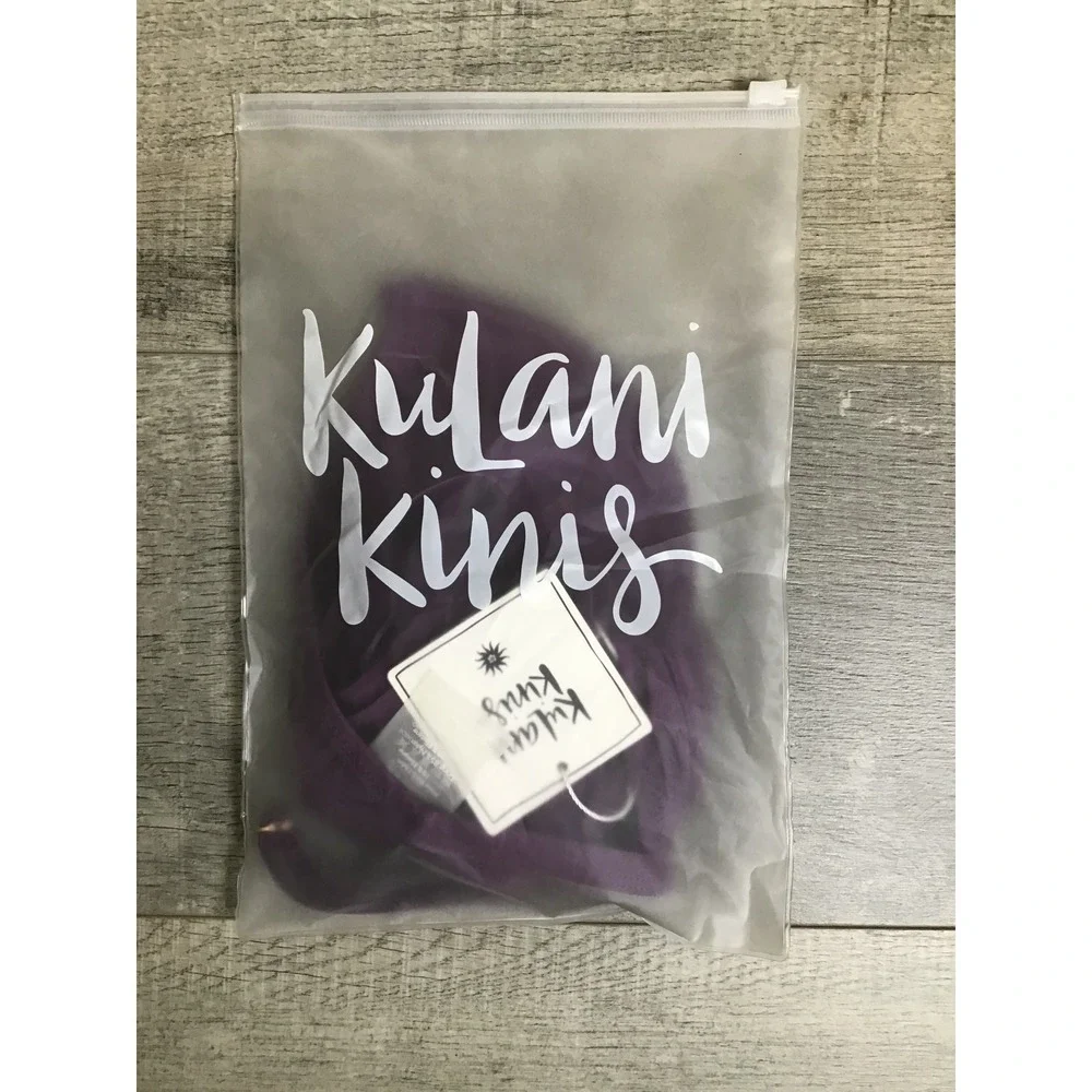 Kulani Kinis Women's Sugar Plum Underwire Triangle D Cup Bikini Top Size XXL NWT